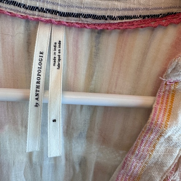 Anthropologie Georgina Tiered Dress in multi stripe - Picture 4 of 5